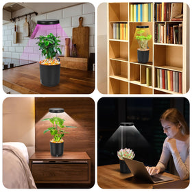 QUMAKU compact 3-5 inch pot fits tight desktop spaces