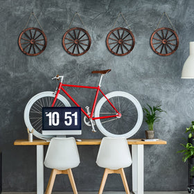 Qunclay wood texture complements farmhouse decor in bedrooms and garages.