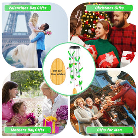 QUNPON hummingbird wind chime makes a charming Christmas gift.