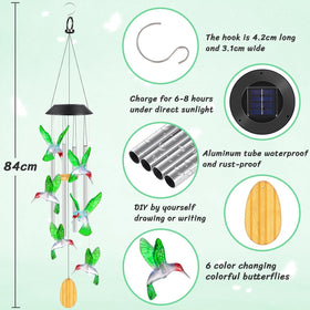 QUNPON outdoor wind chime enhances porch or patio decor.