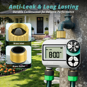QUOBAS weatherproof housing endures outdoor conditions while maintaining clear display.