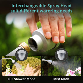 QUOBAS interchangeable spray head with Mist mode for humidity-loving plants