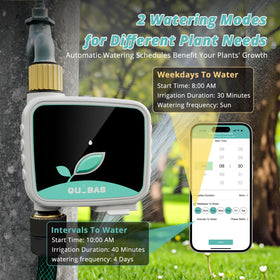 QUOBAS scheduling by weekdays and hours for flexible watering