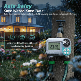 QUOBAS sprinkler timer durable seal supports long-lasting outdoor performance.