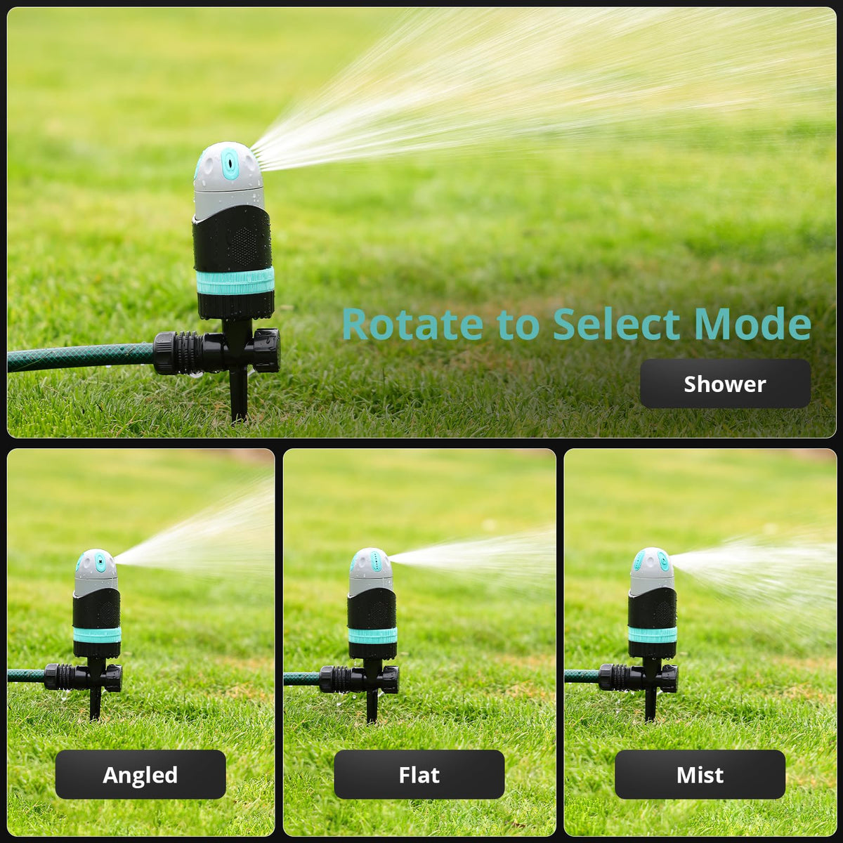 QUOBAS sprinkler-wide-coverage-50ft: fewer moves for efficient watering.