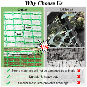 Quobiad Garden Fence UV-tear-resistant withstands sun and wear.