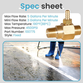 Quorvix 4500 psi injector demonstrates rugged high pressure performance