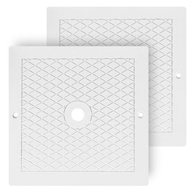 Quorvix skimmer cover ten-inch lid viewed from above, durable replacement for pool safety.