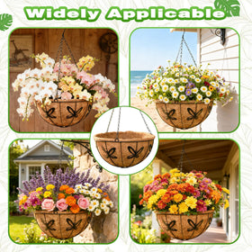 Qusuxi baskets showcased on a sunny porch for versatile display
