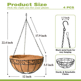 Qusuxi rustic wire planter on porch enhances garden aesthetics