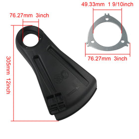 Quueparts shield kit for Echo SRM-210 improves cutting control and debris containment.