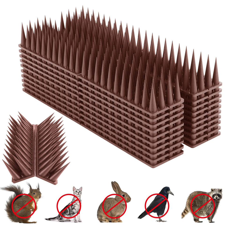 Quunoot Bird Spikes 30-pack outdoor deterrent for fences and ledges