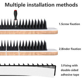 Quunoot Bird Spikes durable ABS construction resists rust