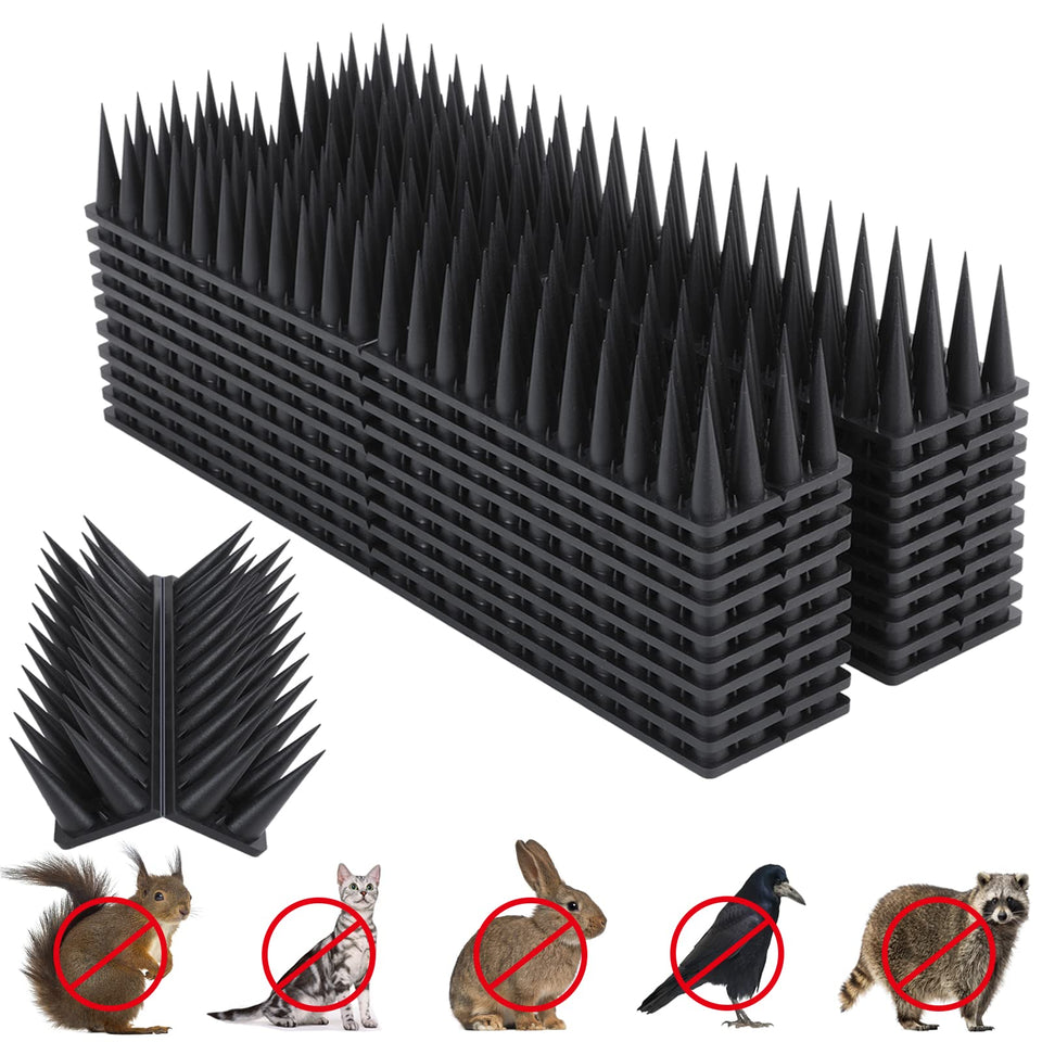 Quunoot Bird Spikes for outdoor setup deter birds and protect edges