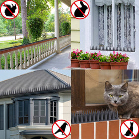 Quunoot Bird Spikes act as a visual deterrent for multiple species