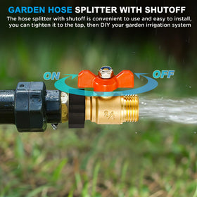 Rubber coated lever provides non slip grip when hands are wet.