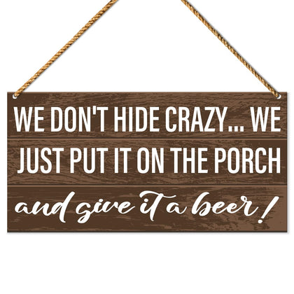 QVUXZ porch wood sign closeup highlighting natural grain for porch decor