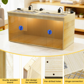 QVVCOOP premium wooden material resists warping under heat