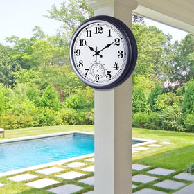 QWARVEL waterproof back cover and dustproof seal protect the dial outdoors.