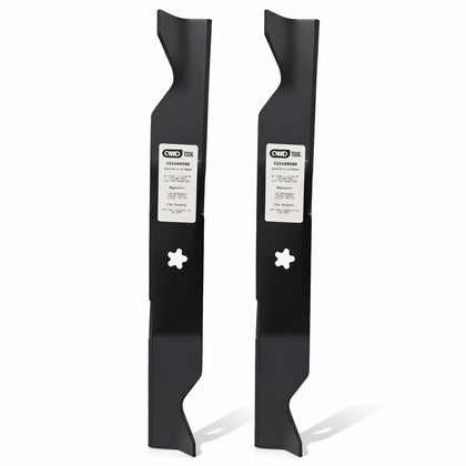 QWD 532405380 mower blades for Husqvarna 46-inch deck deliver improved airflow and bagging performance.