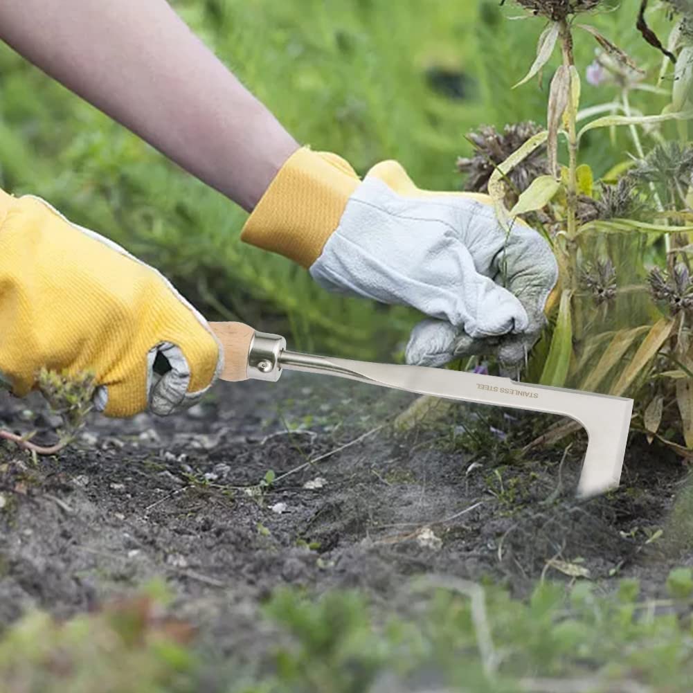 QWLWBU Crack Weeder ergonomic grip reduces hand fatigue during tasks