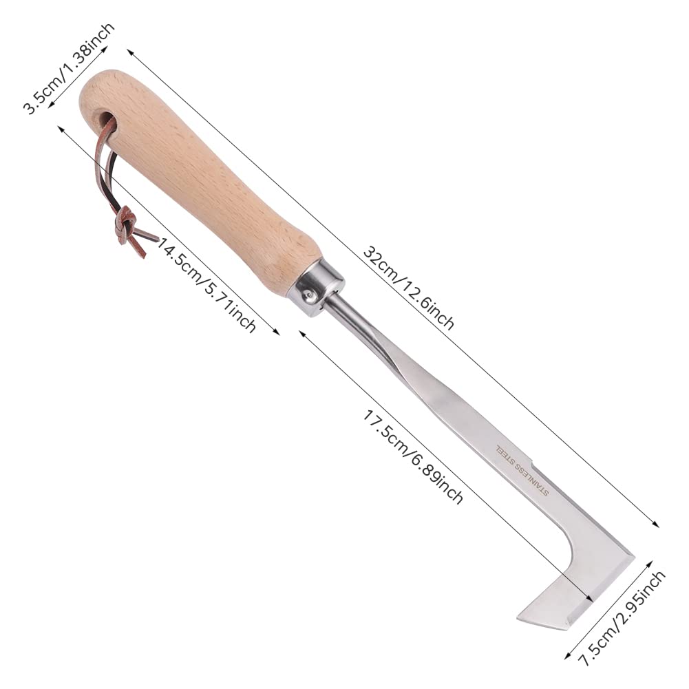 QWLWBU Crack Weeder stainless steel blade provides durability for tough crevices