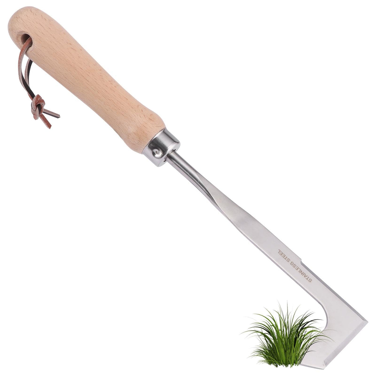 QWLWBU Crack Weeder with wooden handle for comfortable grip during long weeding sessions
