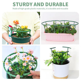 QWLWBU semicircular ring shows easy customization for plant support.