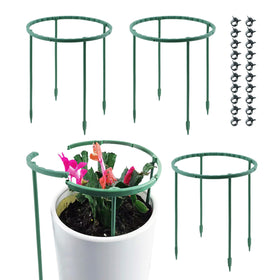 QWLWBU dark green plant clip secures stems without damaging leaves.