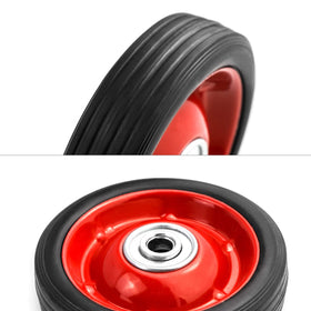 QWORK 1/2in axle bore wheel fits compatible carts.