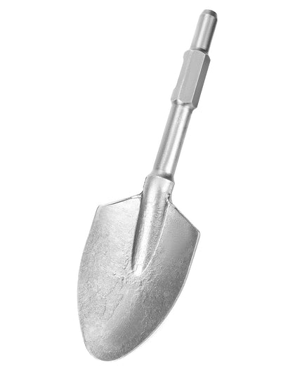 QWORK 17.3-inch hex shank scoop bit for precise soil penetration