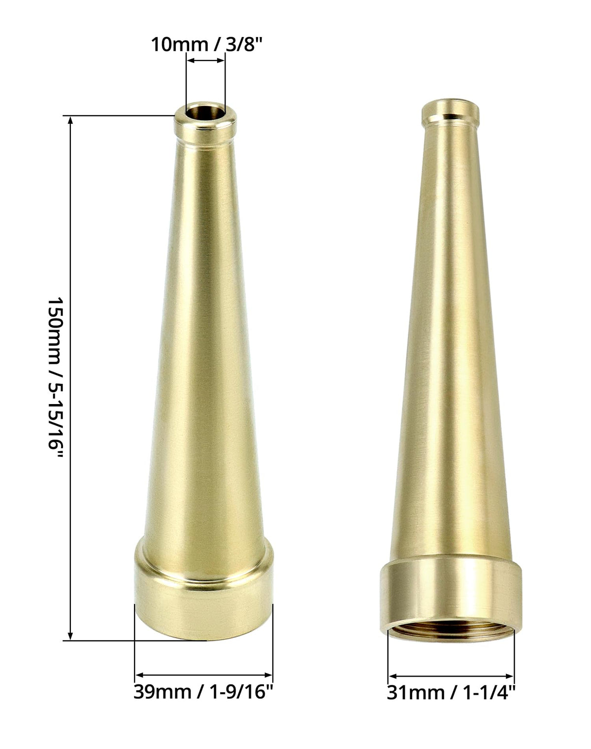 QWORK 8-inch length nozzle shown for extended reach.