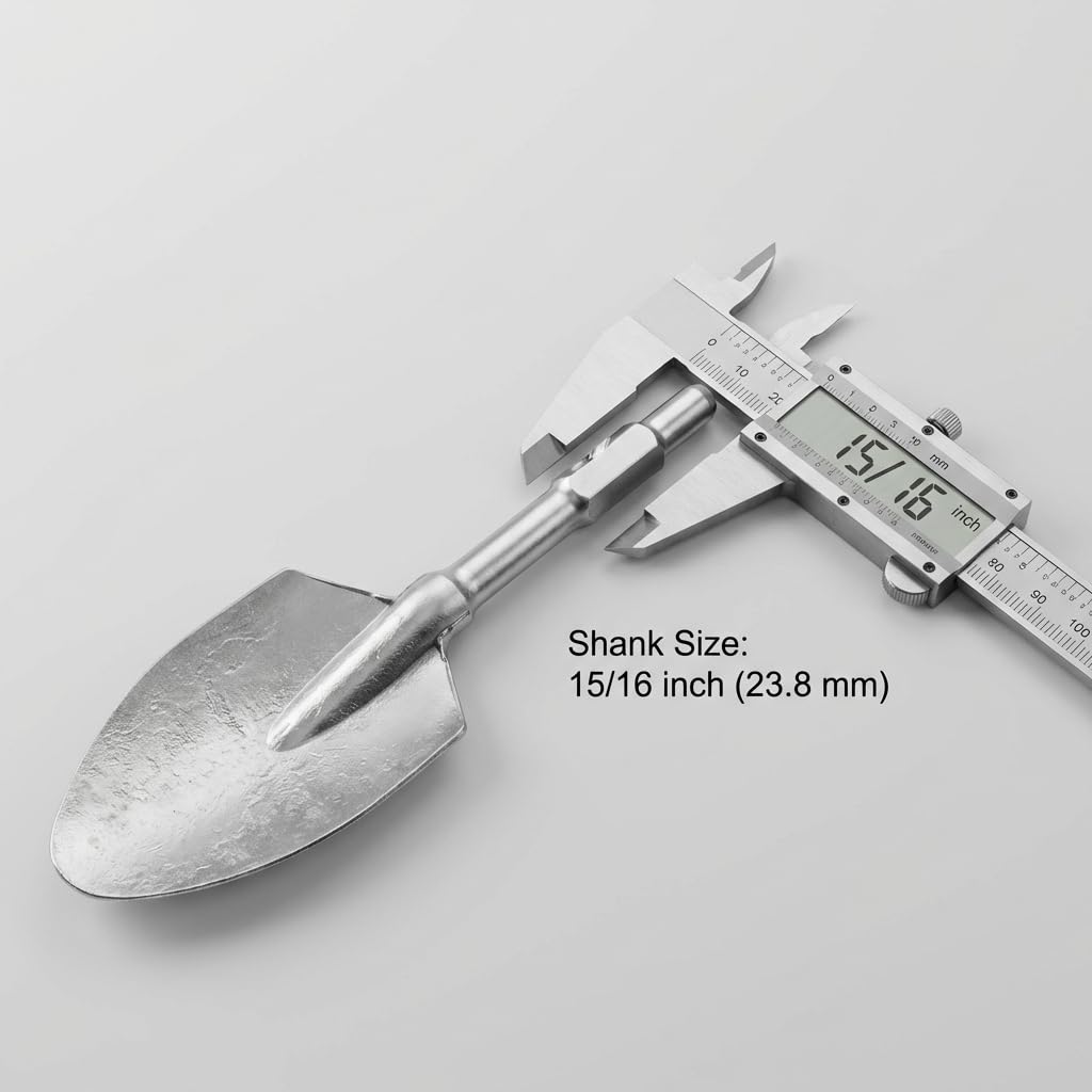 QWORK alloy steel scoop bit delivers rugged long-life digging