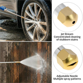 QWORK setup for car wash and outdoor cleaning