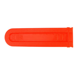 QWORK chainsaw bar cover slides easily onto the bar for quick storage
