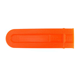 QWORK chainsaw chain cover side view shows secure bar fit.