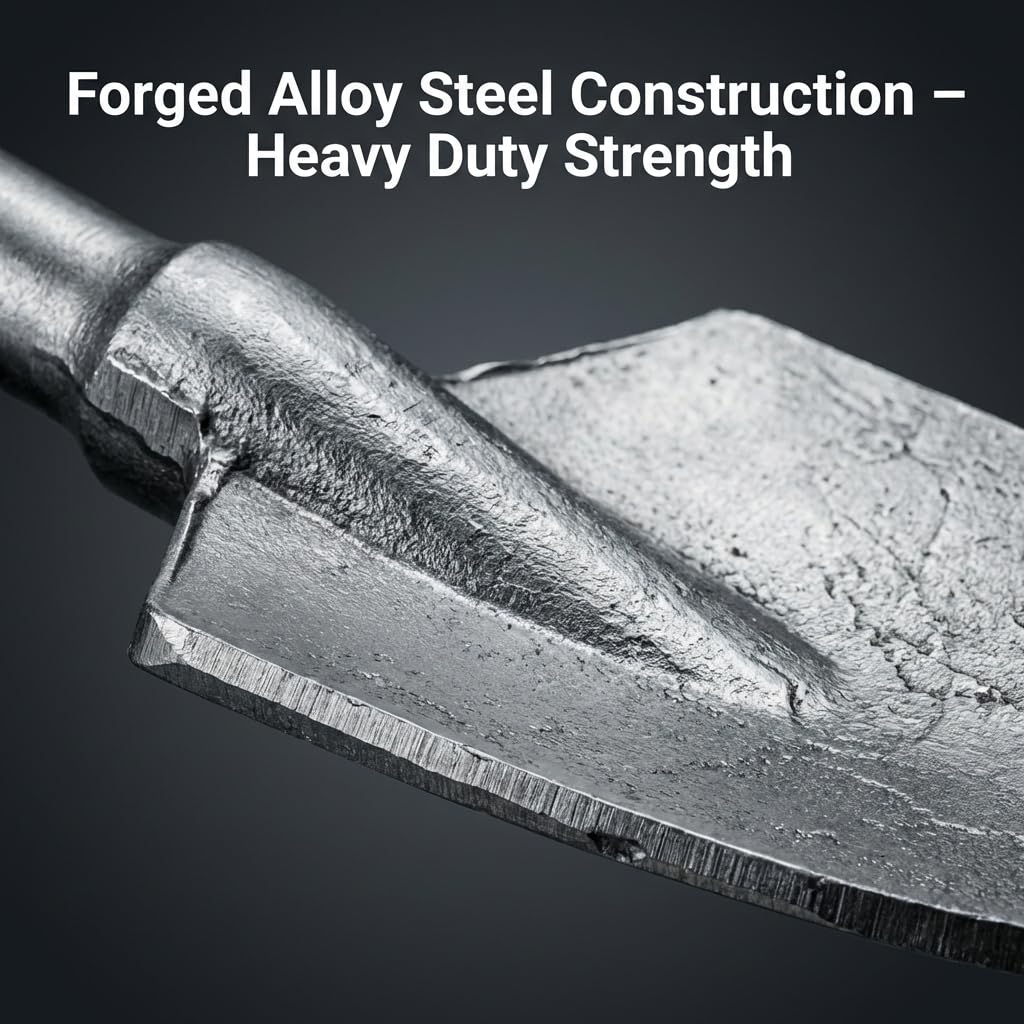 QWORK clay-loosening scoop bit powers tough soil tasks