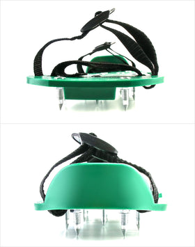 QWORK Gunite Spiked Shoes feature a sturdy polypropylene base for durability.