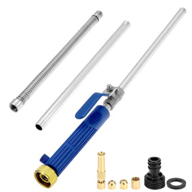 QWORK high pressure washer wand with 39 inch extendable reach for hard-to-access areas