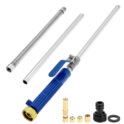 QWORK high pressure washer wand with 39 inch extendable reach for hard-to-access areas