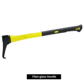 Forged carbon steel spike stays durable for repeated tasks.