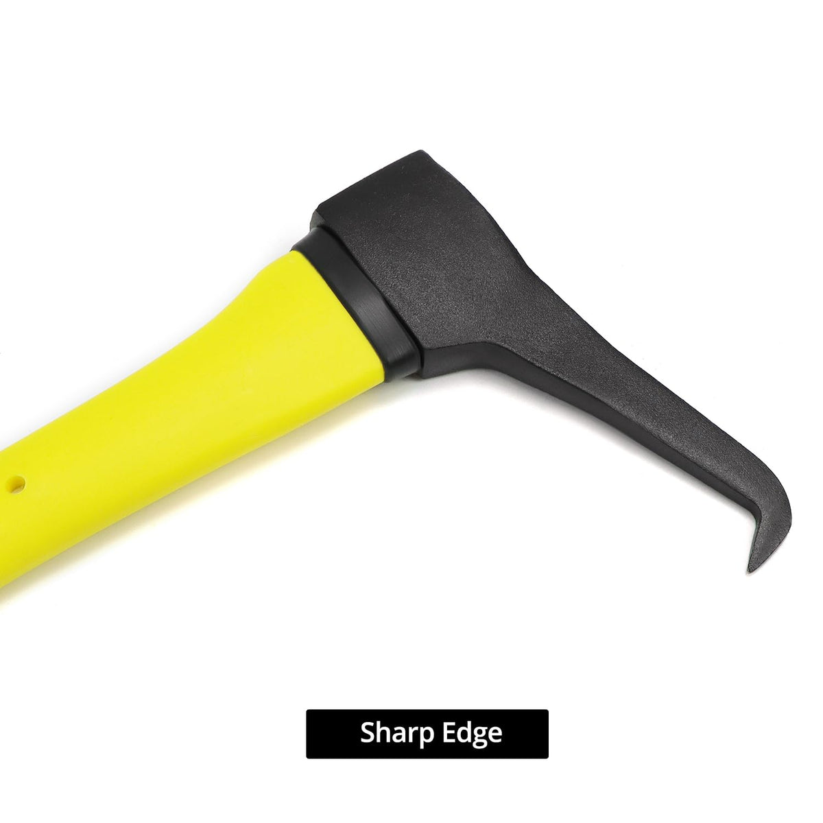 Secure spike design minimizes wood slips during lifting.