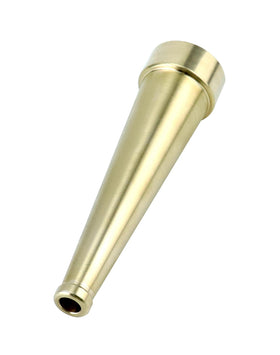 QWORK plain hose nozzle connection demonstrates compatibility with standard threads.