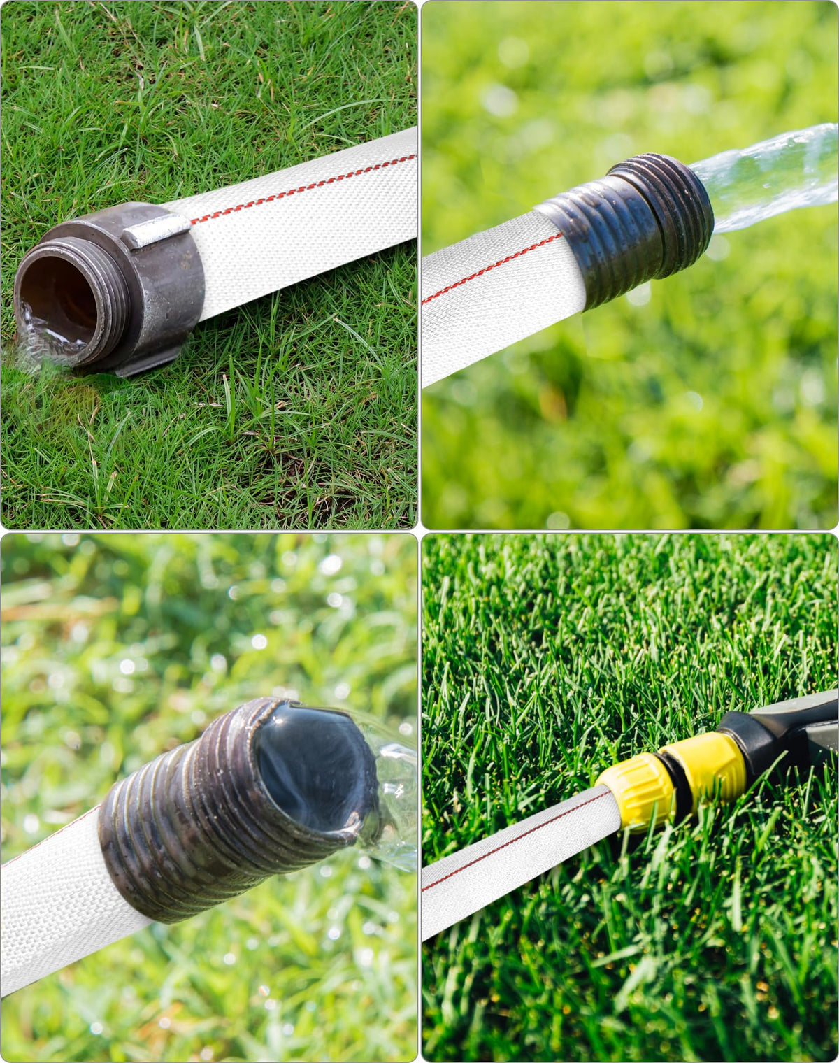 QWORK polyester outer layer with PU coating ensures smooth water flow.
