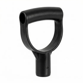 QWORK shovel grip handle 1-1/8 inch D shaped ergonomic replacement for digging and raking tools