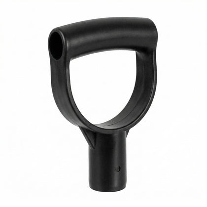 QWORK shovel grip handle 1-1/8 inch D shaped ergonomic replacement for digging and raking tools