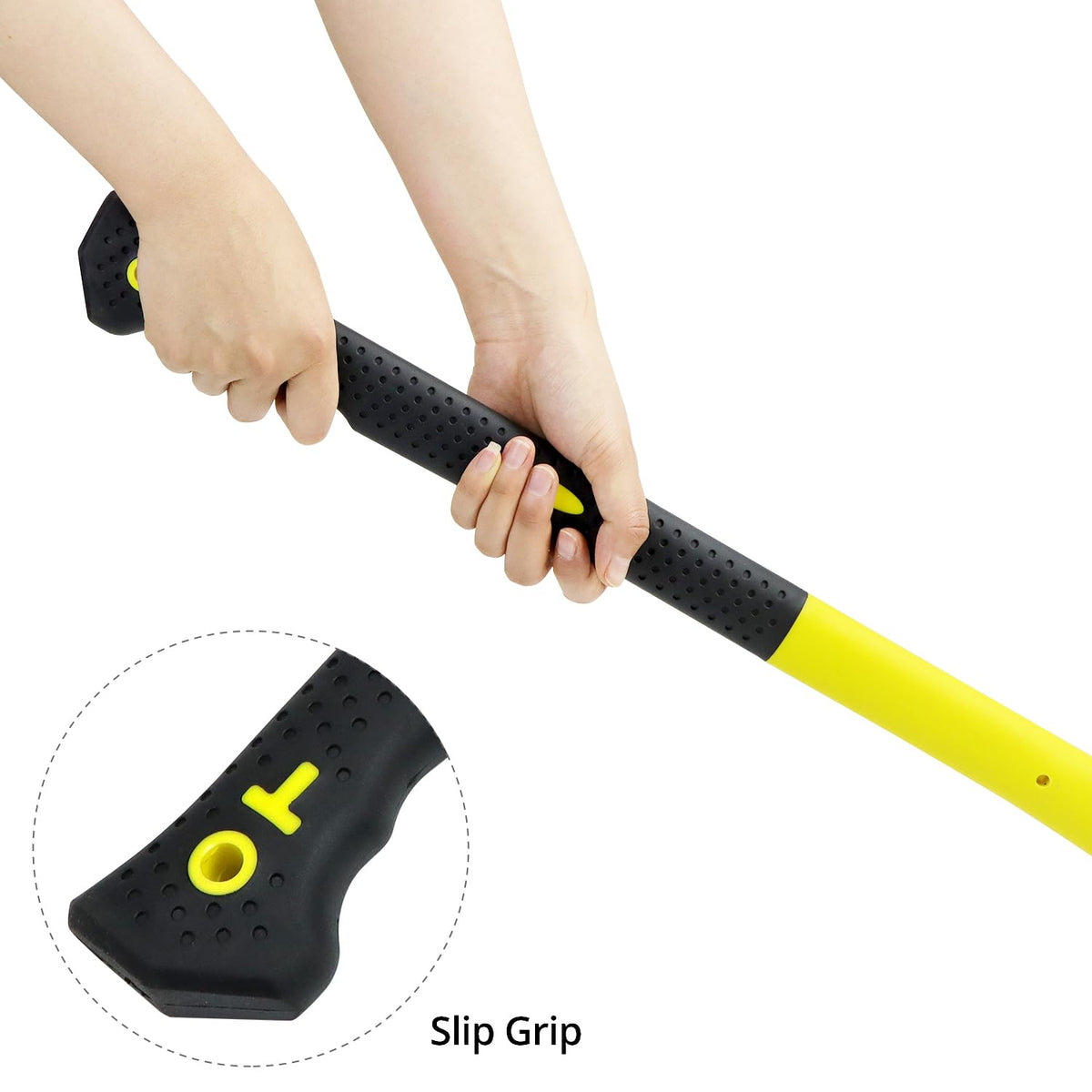 28-inch reach enables safer loading and rearranging of logs.