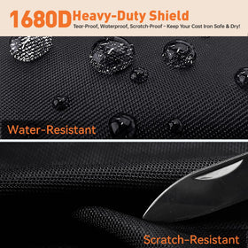 QYILUARE easy-clean coating simplifies after-grill maintenance