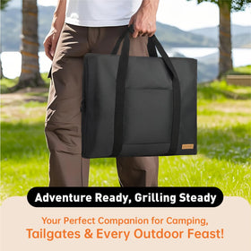 QYILUARE MSG20 bag shields the griddle from dust and bumps