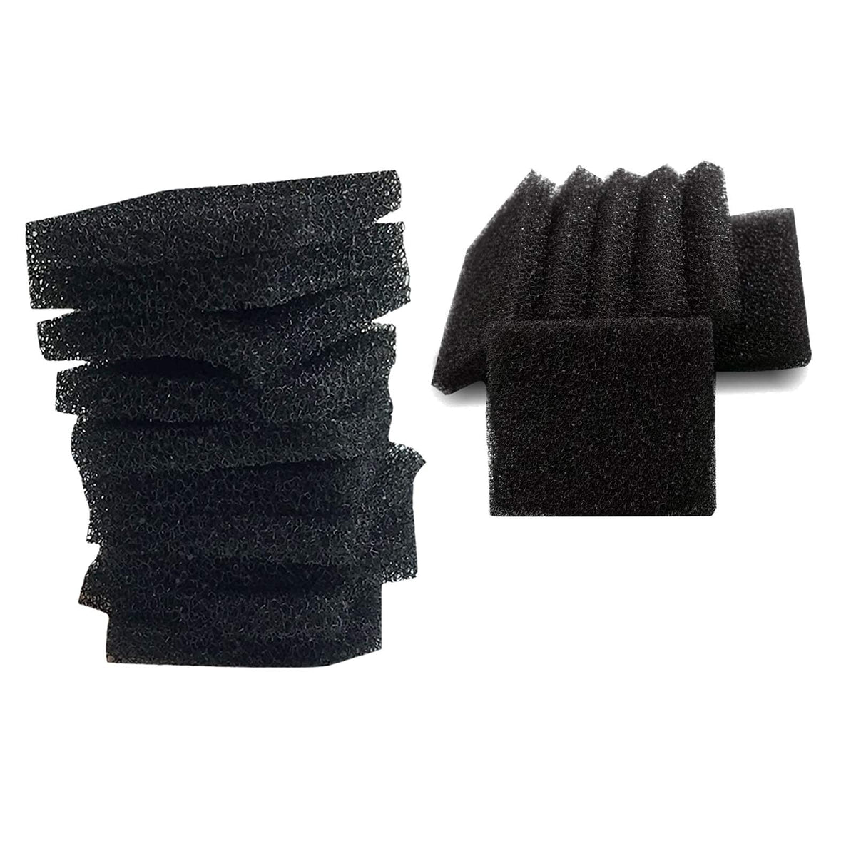 Qzbhct pump filter 25-pack close-up sponge highlights 40 PPI for better flow